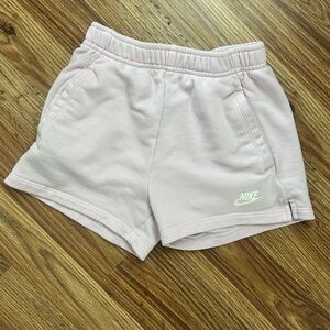Girls Nike Light Pink Shorts